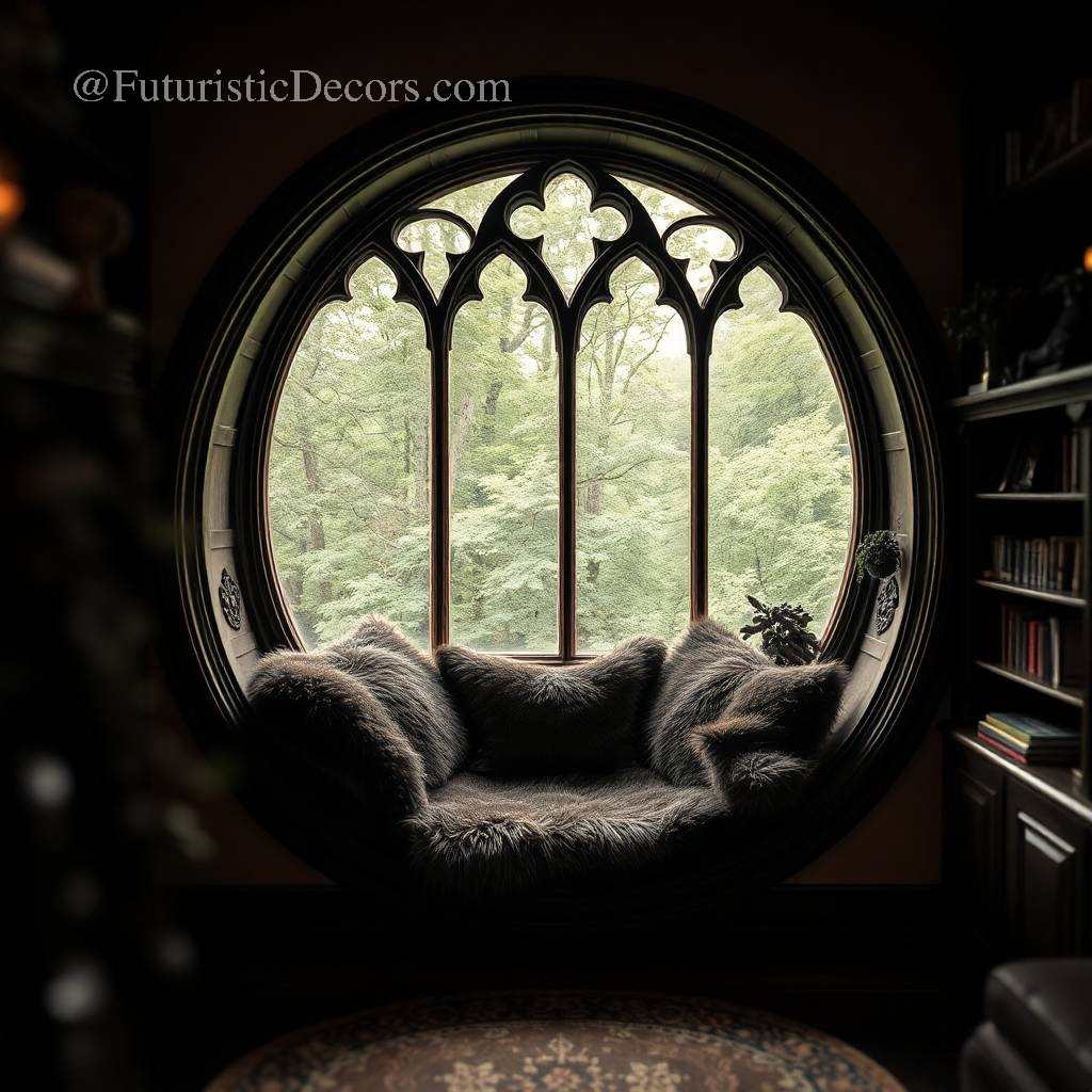 Circular Reading Nooks