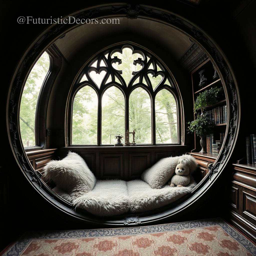 Circular Reading Nooks