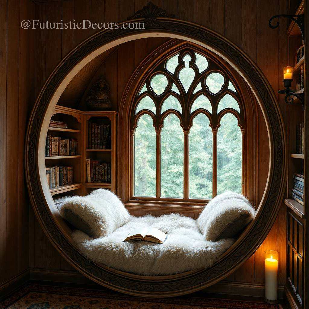 Circular Reading Nooks