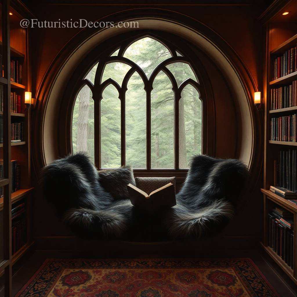 Circular Reading Nooks