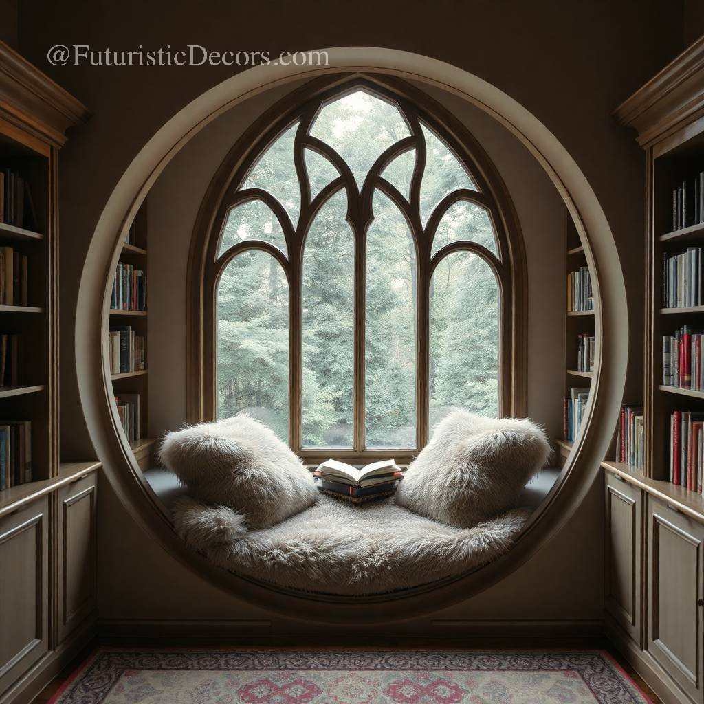 Circular Reading Nooks