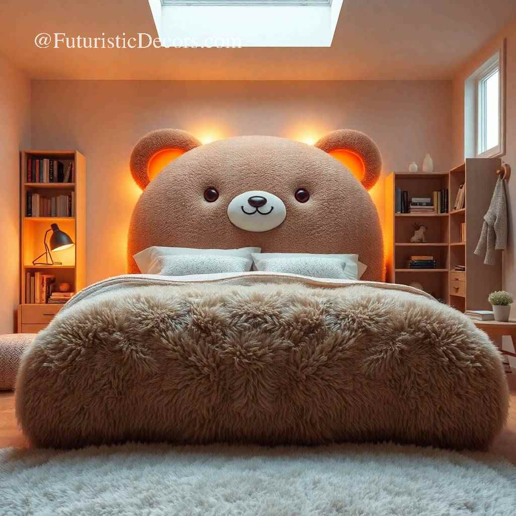 Cozy Animals Oversized Plush Beds