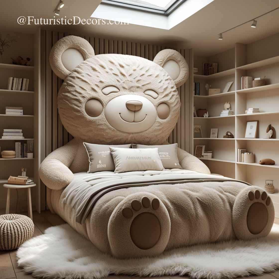 Cozy Animals Oversized Plush Beds