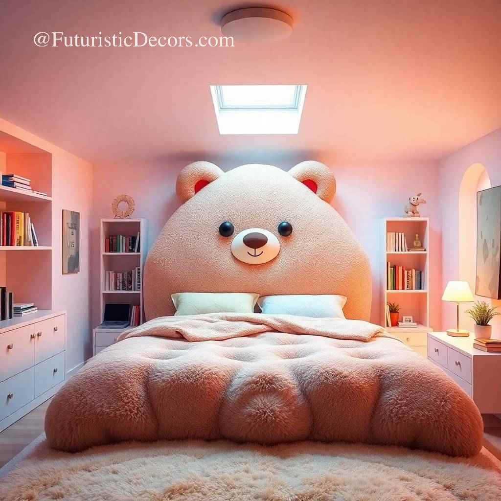 Cozy Animals Oversized Plush Beds