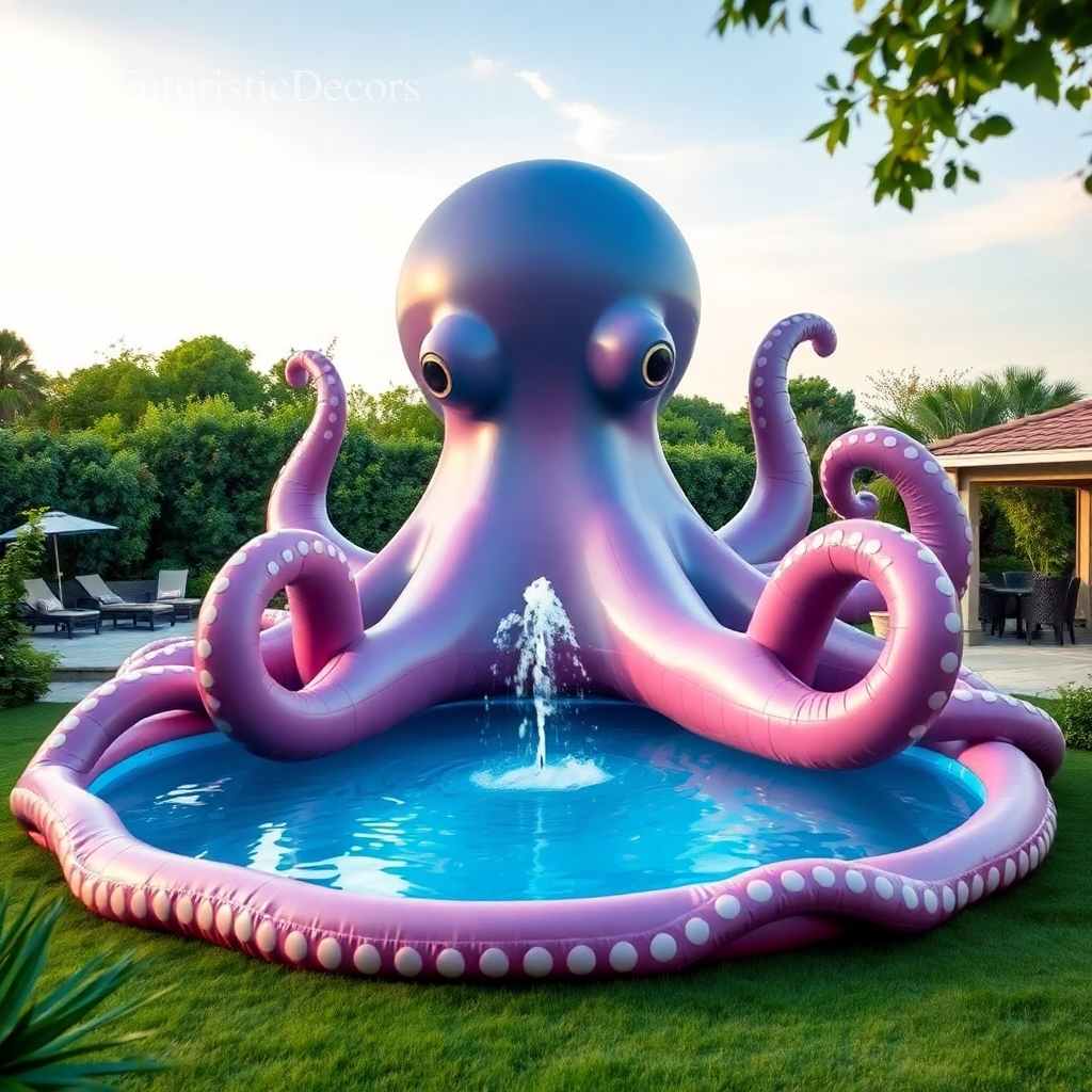 Giant Sea Creature Inflatable Pools