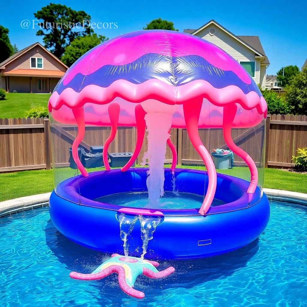 Giant Sea Creature Inflatable Pools