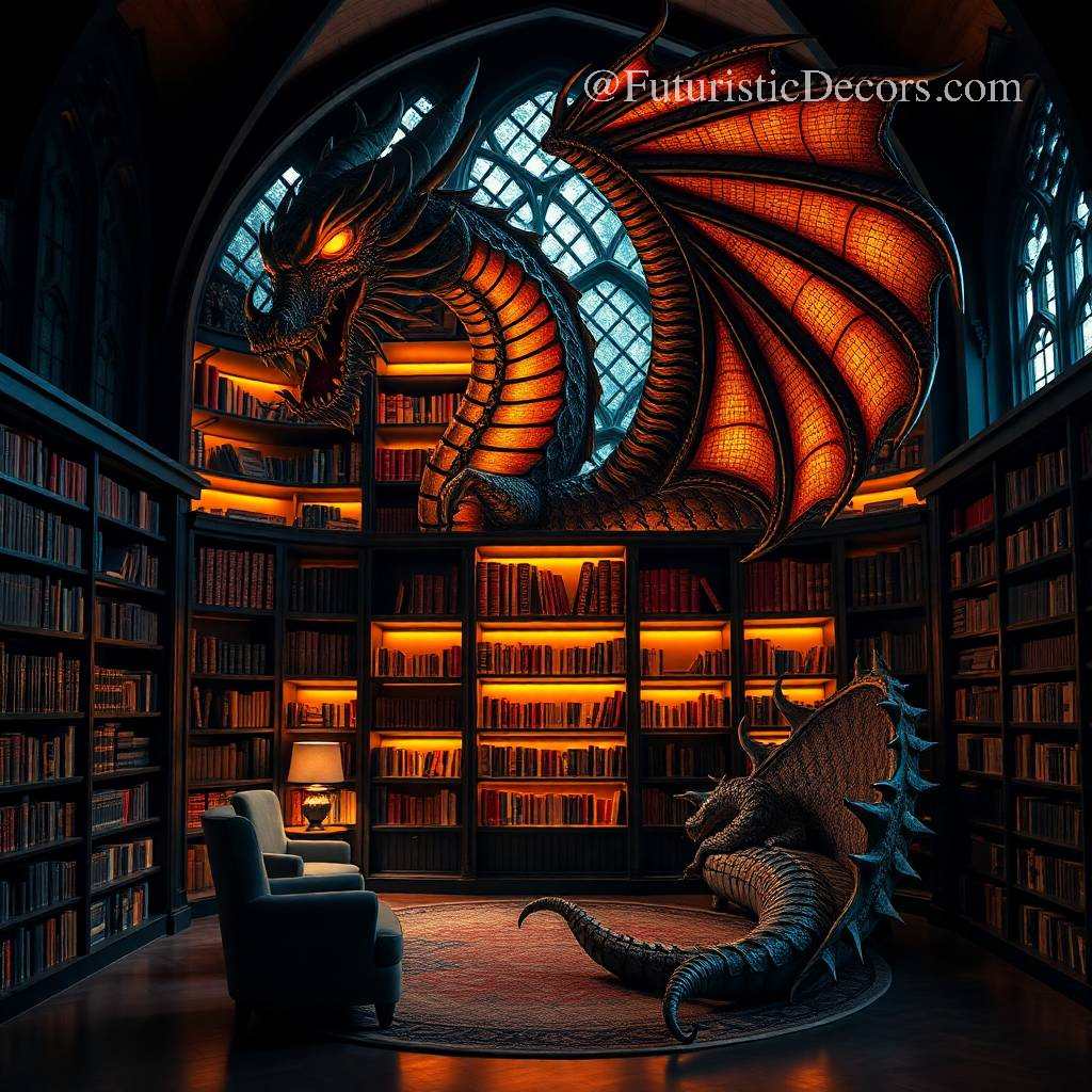 Dragon Bookcase