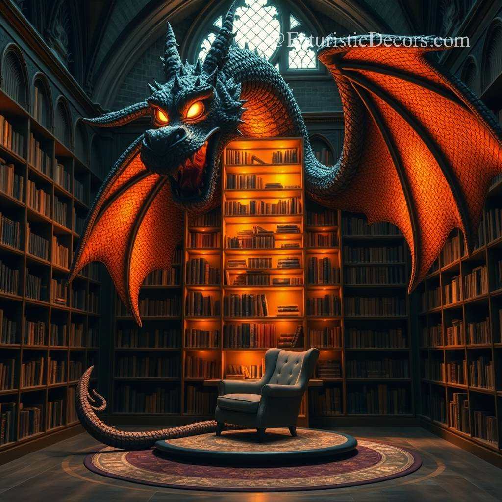 Dragon Bookcase