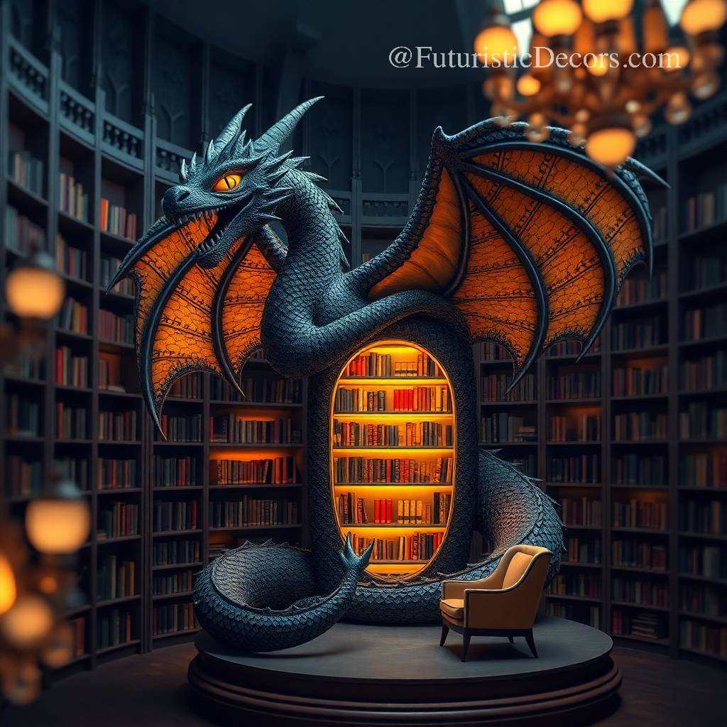 Dragon Bookcase