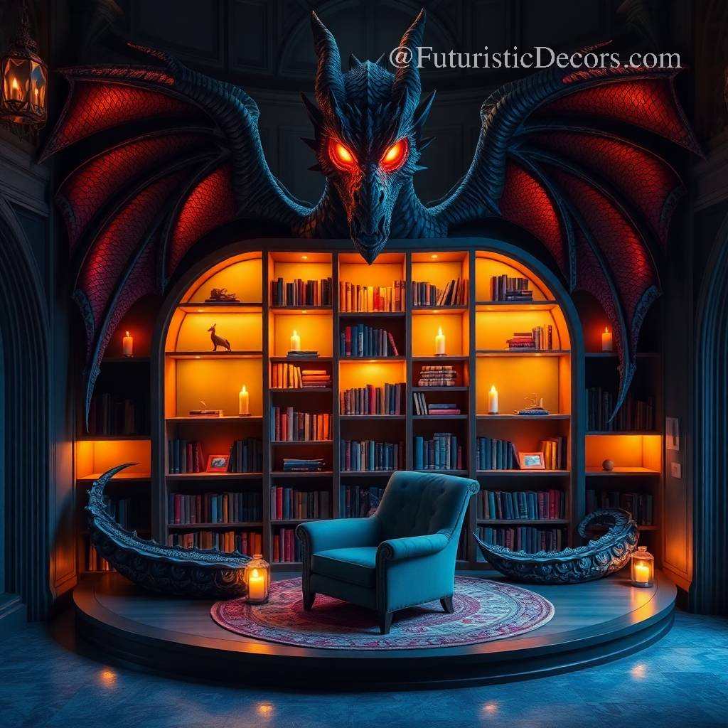 Dragon Bookcase