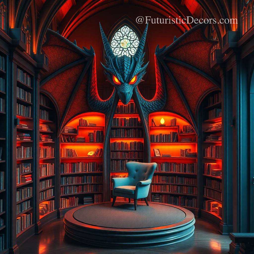 Dragon Bookcase