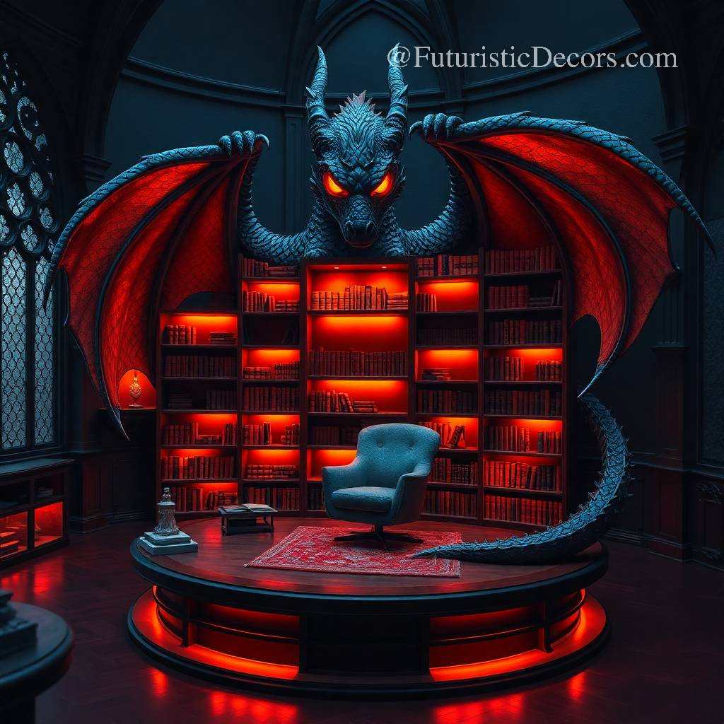 Dragon Bookcase