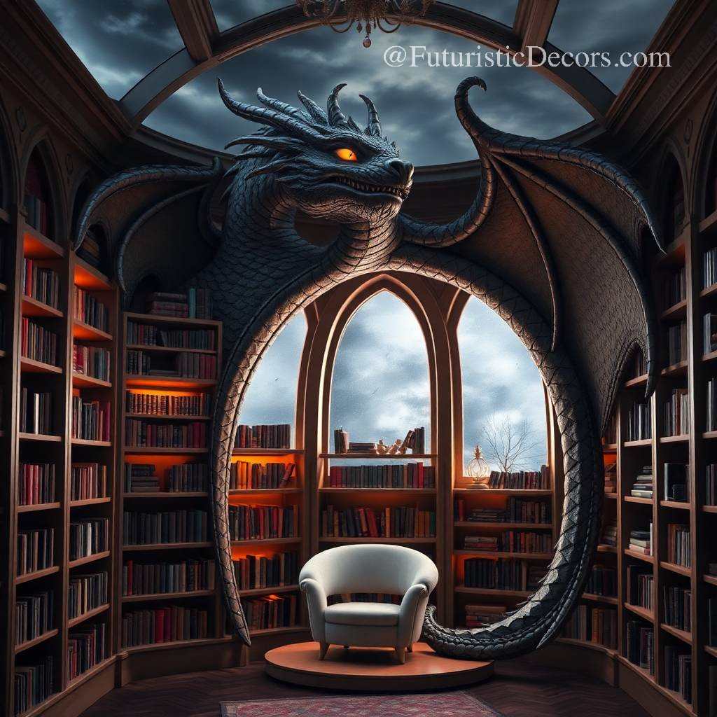 Dragon Bookcase