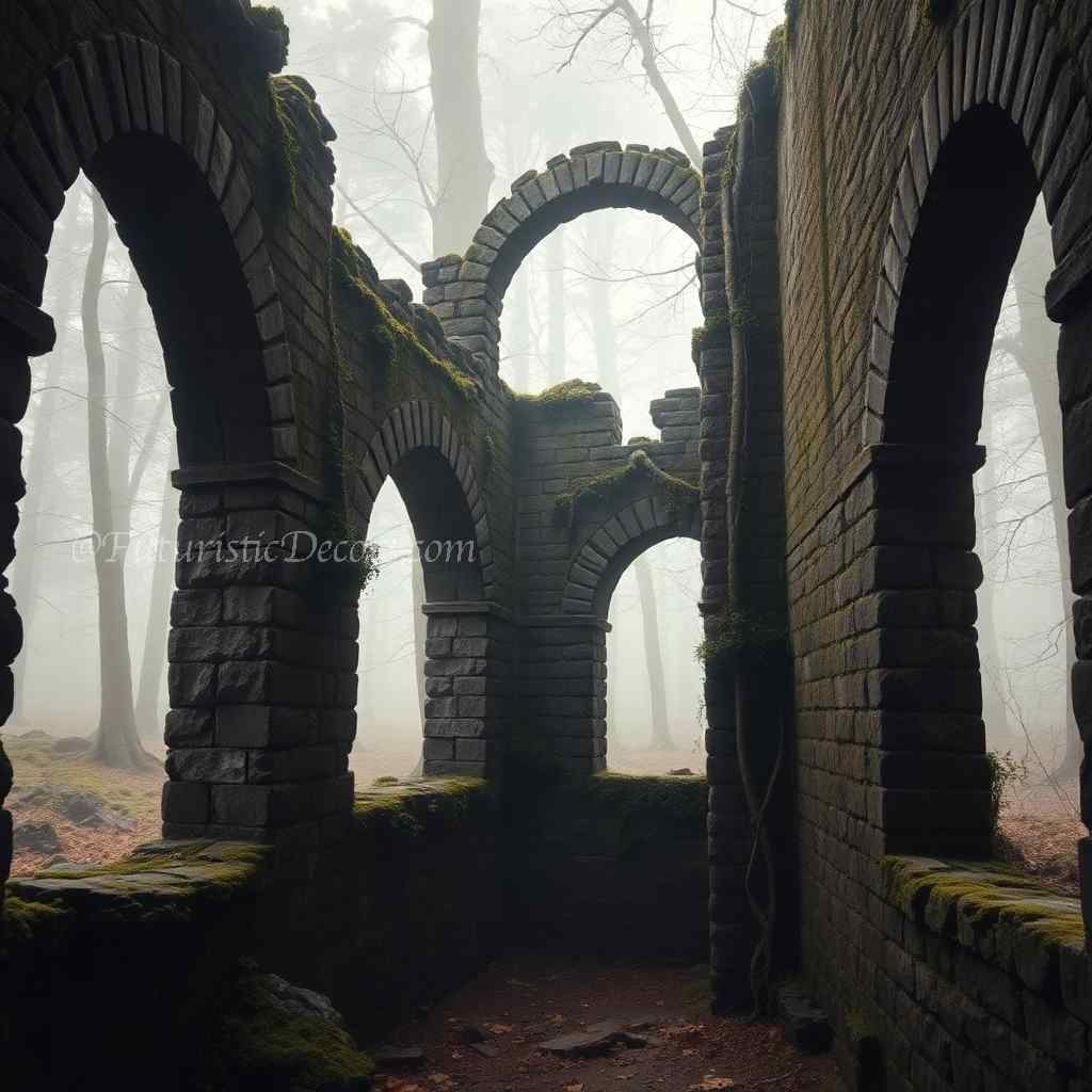 Forgotten Old House in the Forest