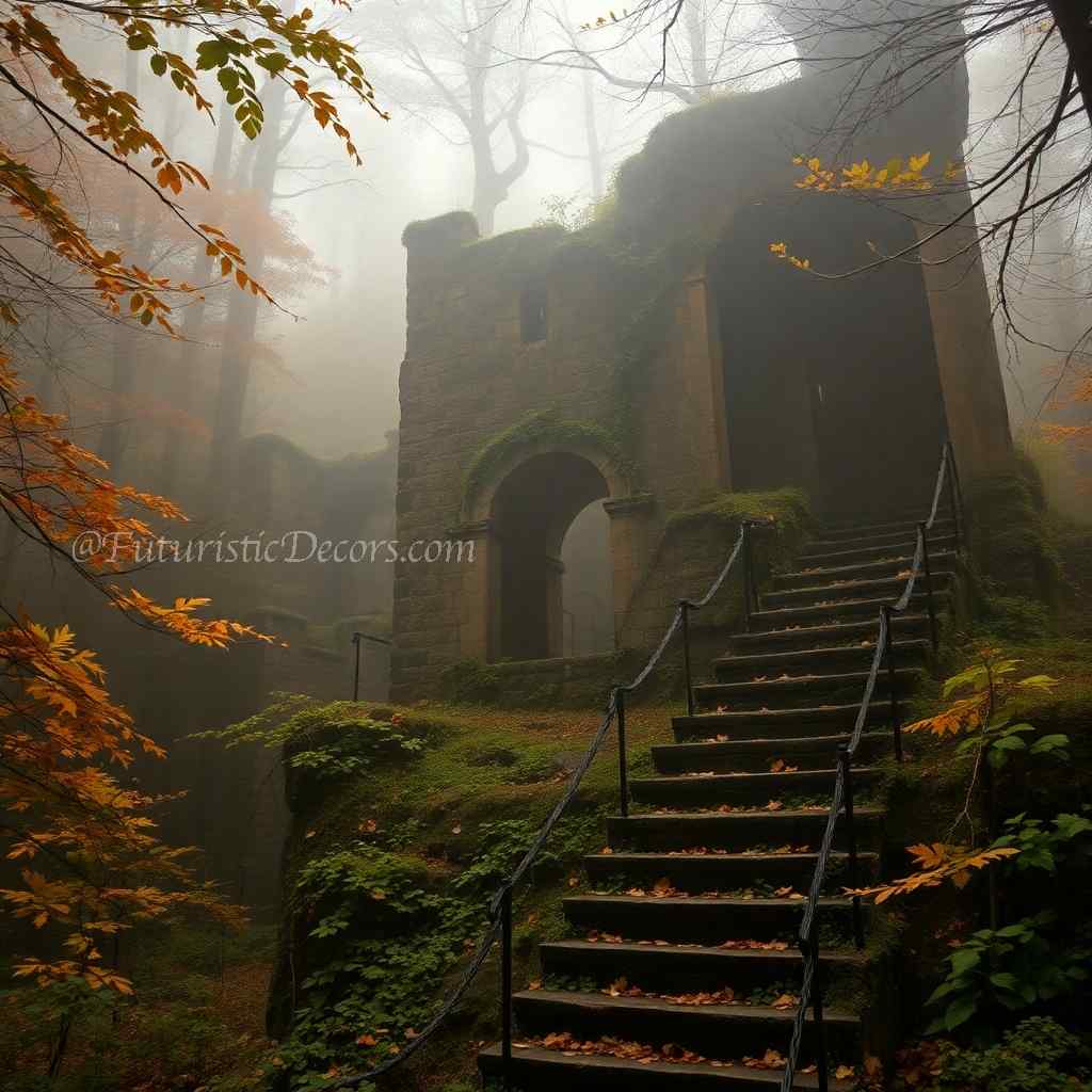 Forgotten Old House in the Forest