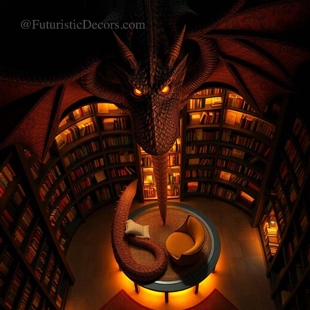 Giant Dragon Bookcase