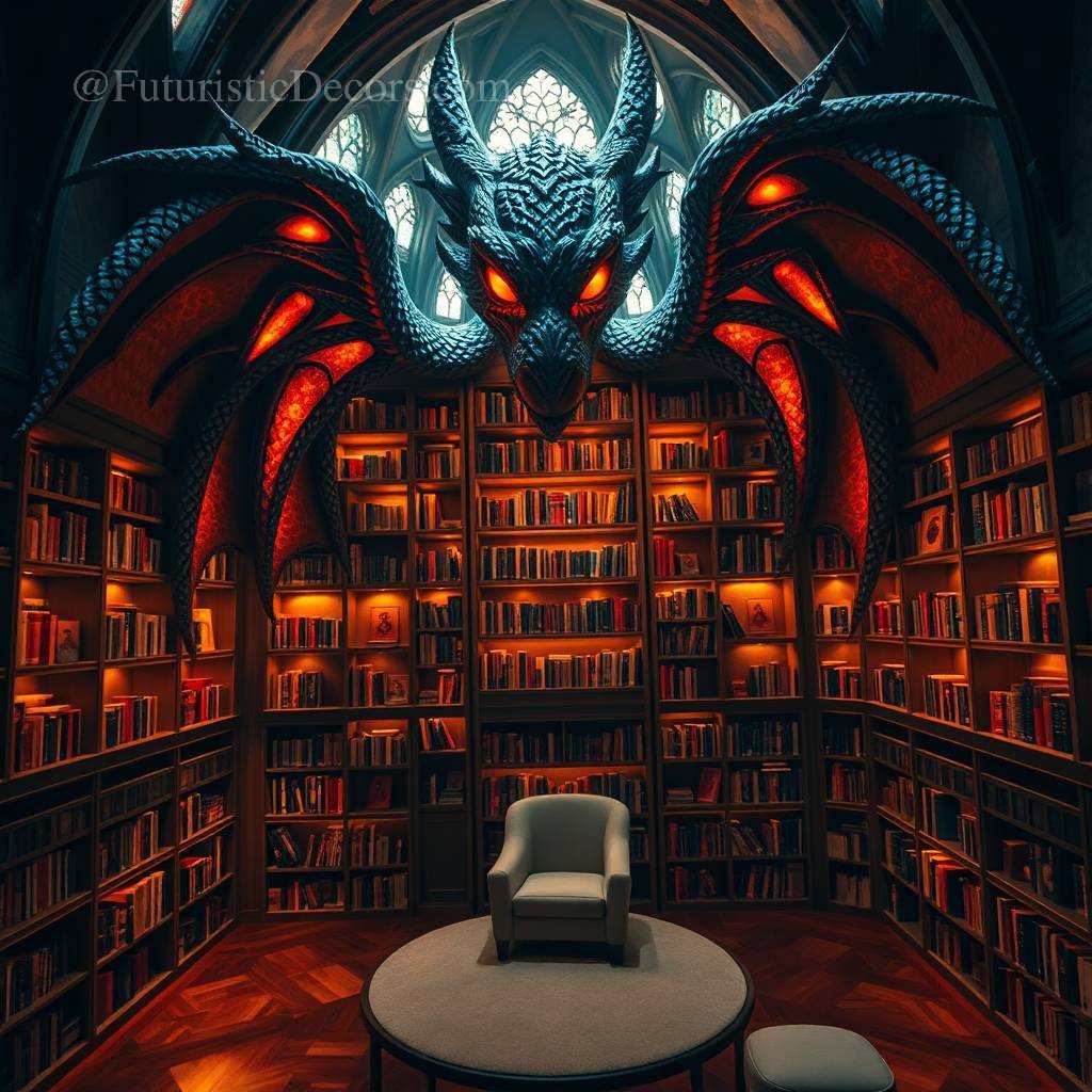 Giant Dragon Bookcase