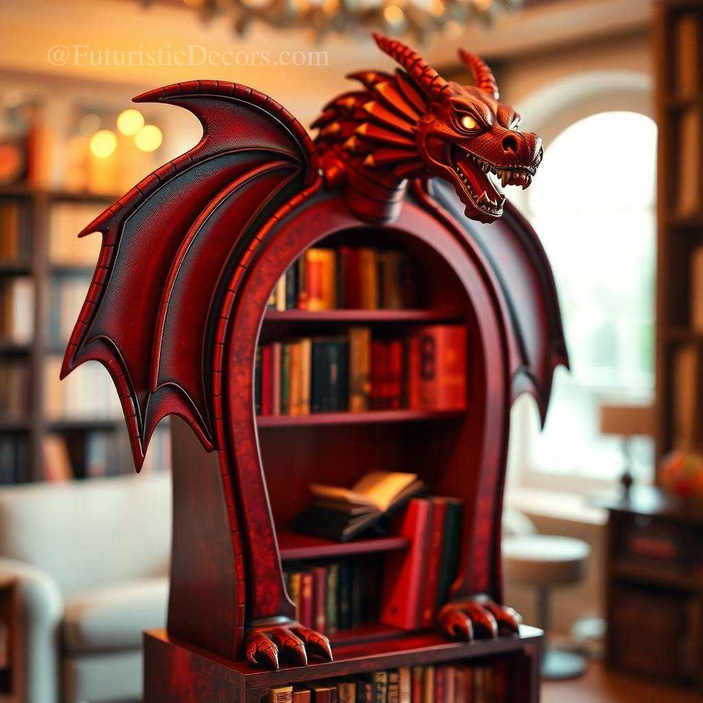 Giant Dragon Bookcase