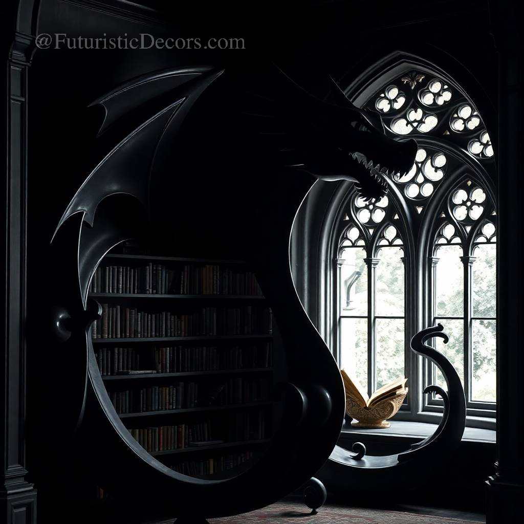 Giant Dragon Bookcase