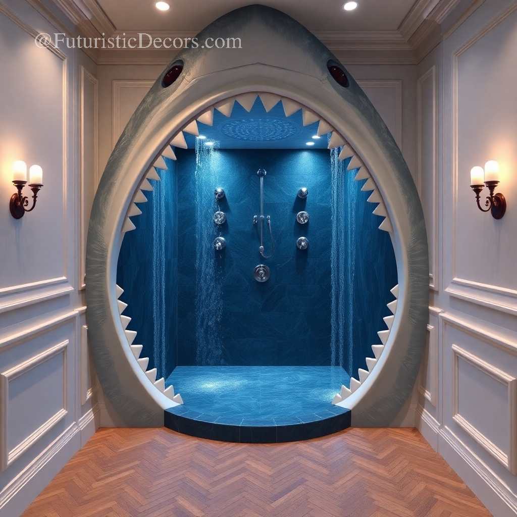 Giant Shark Shower