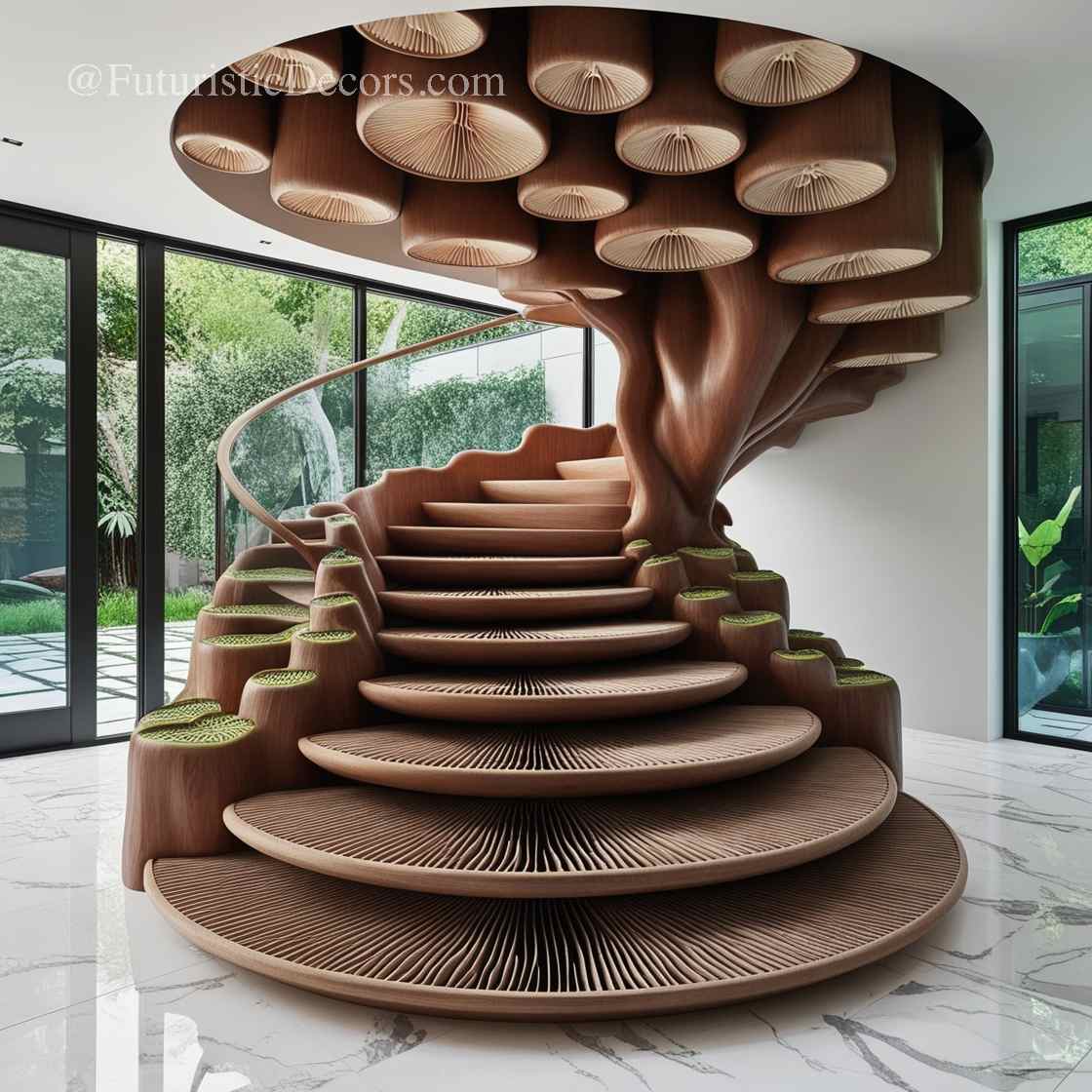 Gorgeous Mushroom Staircase