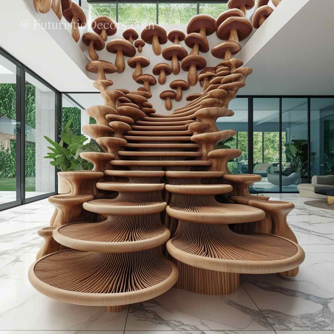 Gorgeous Mushroom Staircase