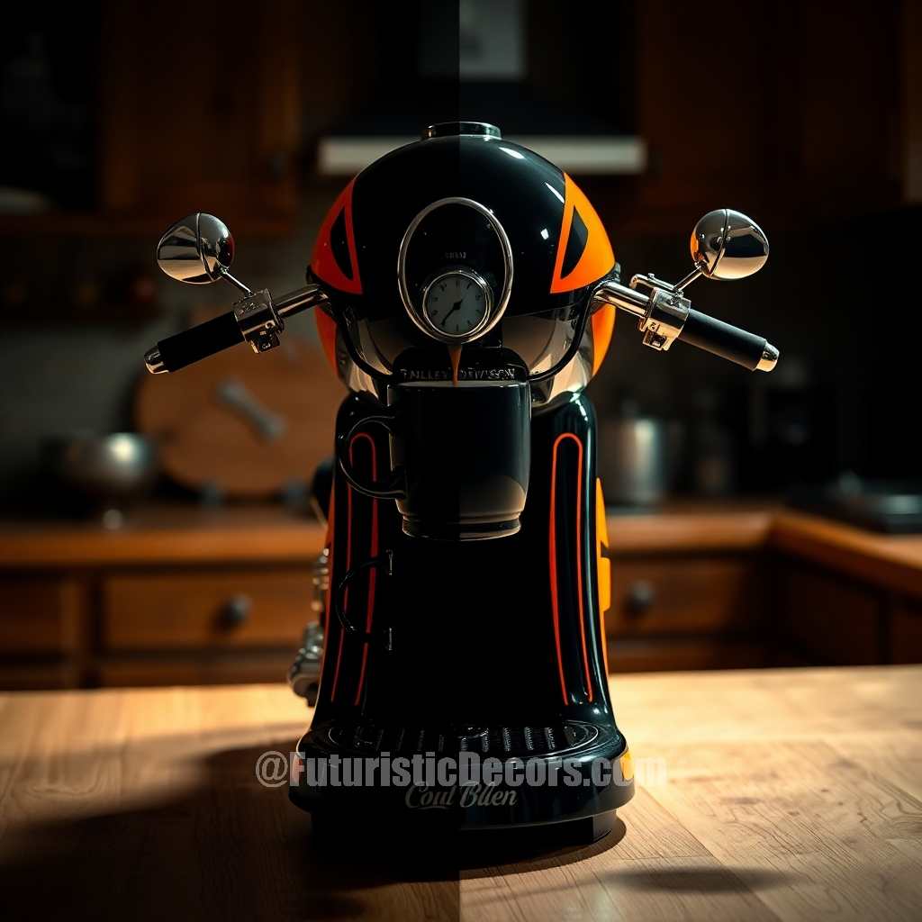 Harley Inspired Coffee Machine