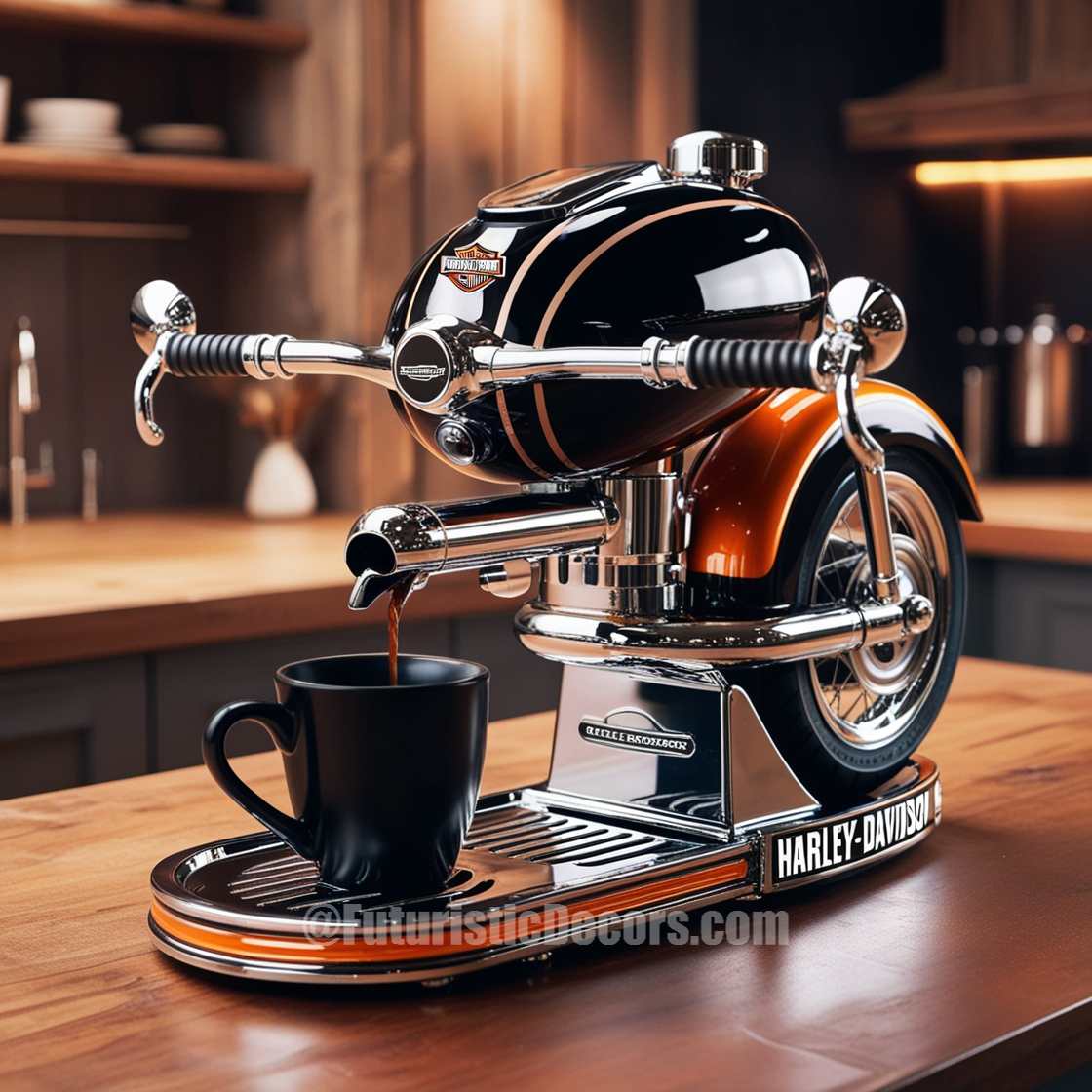 Harley Inspired Coffee Machine