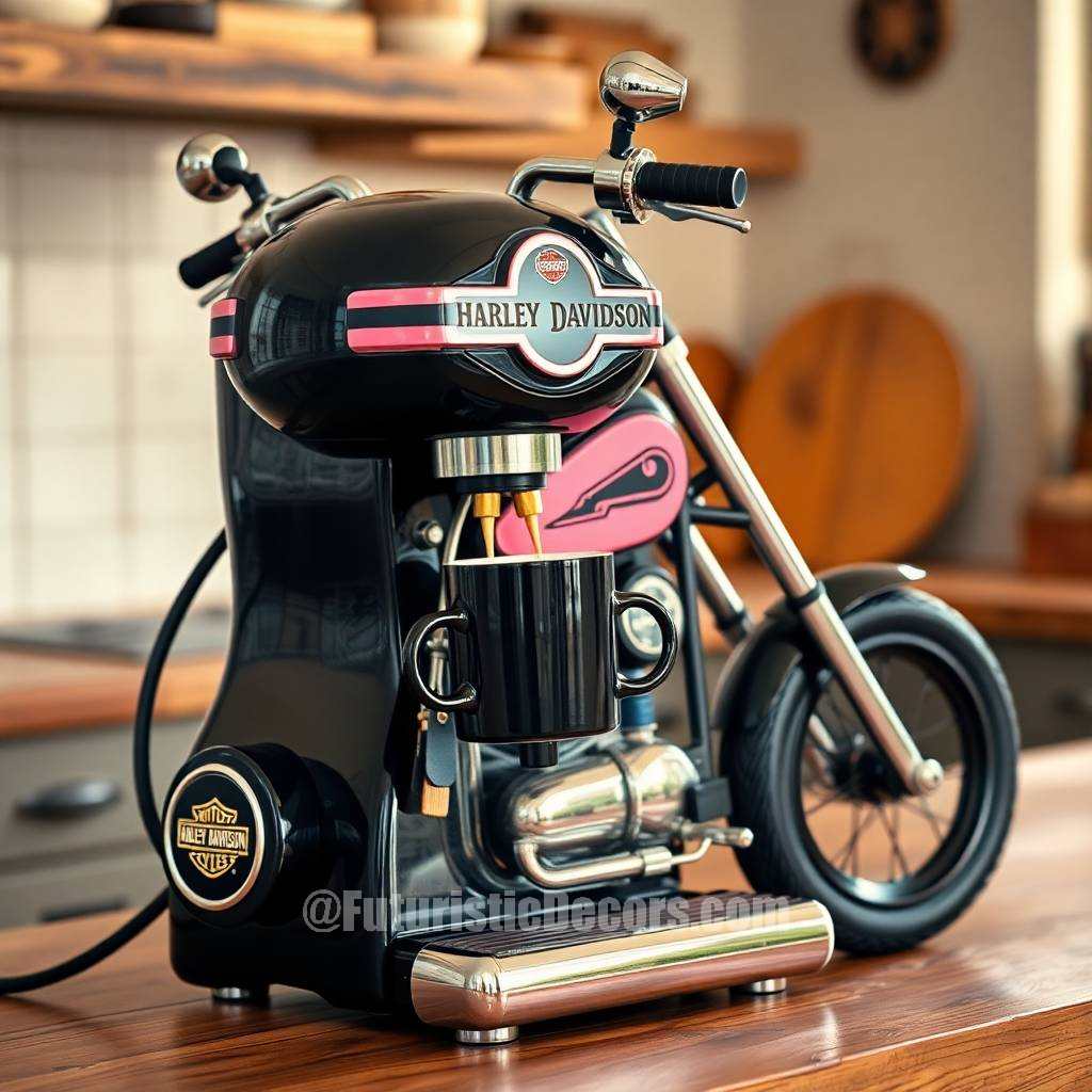 Harley Inspired Coffee Machine