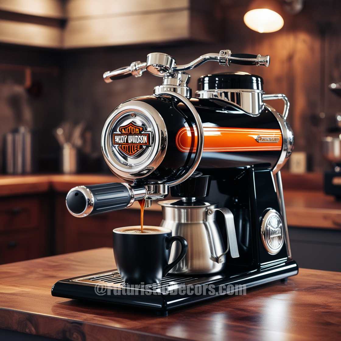 Harley Inspired Coffee Machine