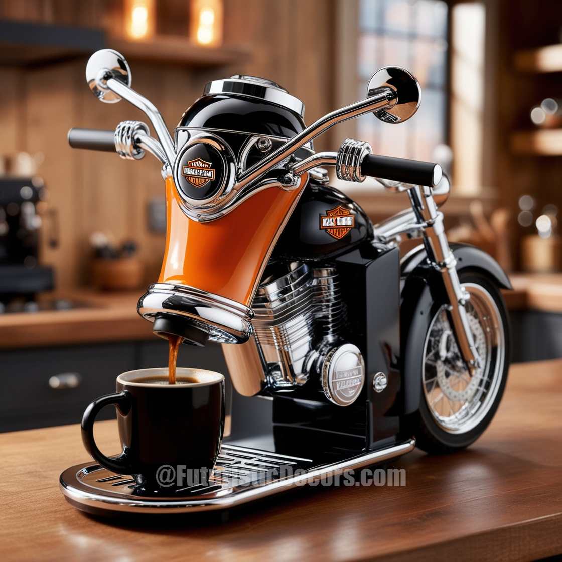 Harley Inspired Coffee Machine