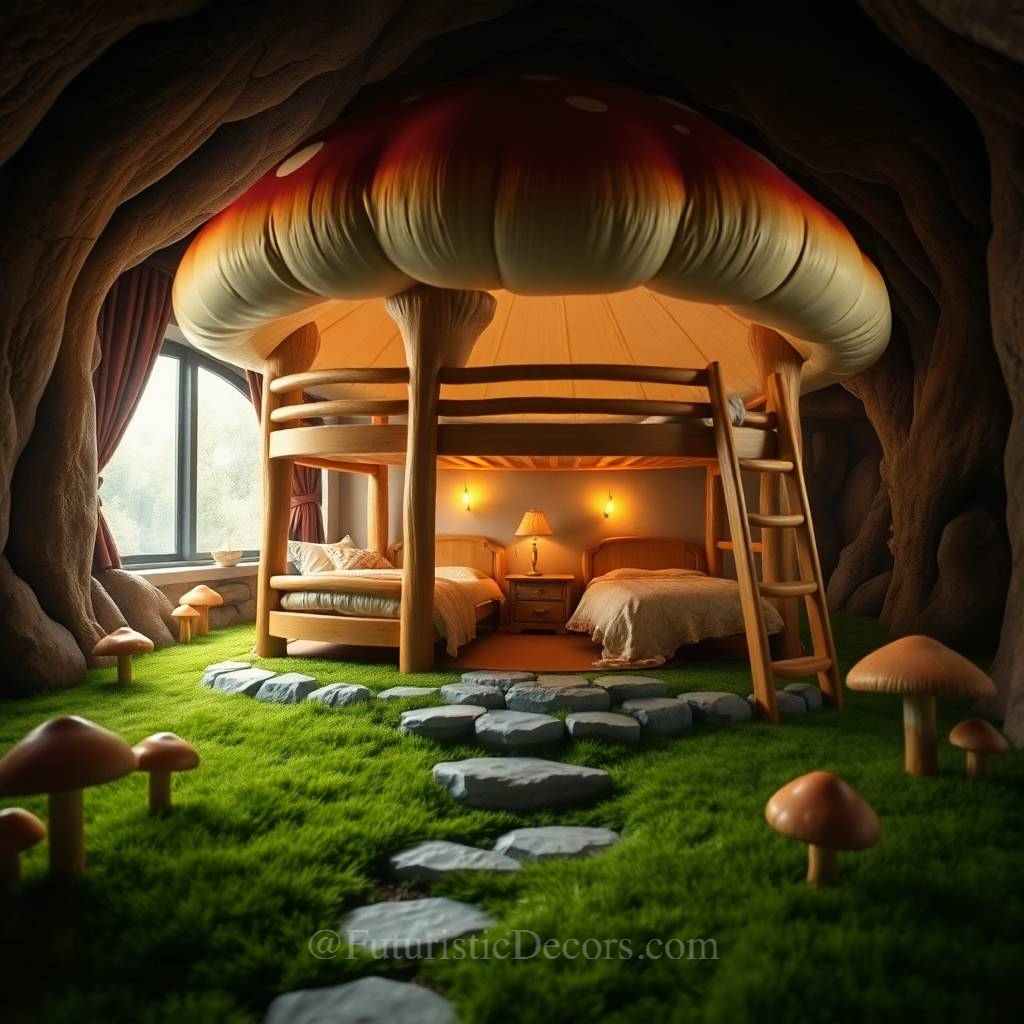 Mushroom Bunk Bed