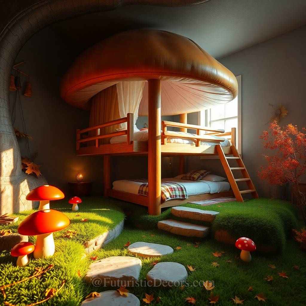 Mushroom Bunk Bed