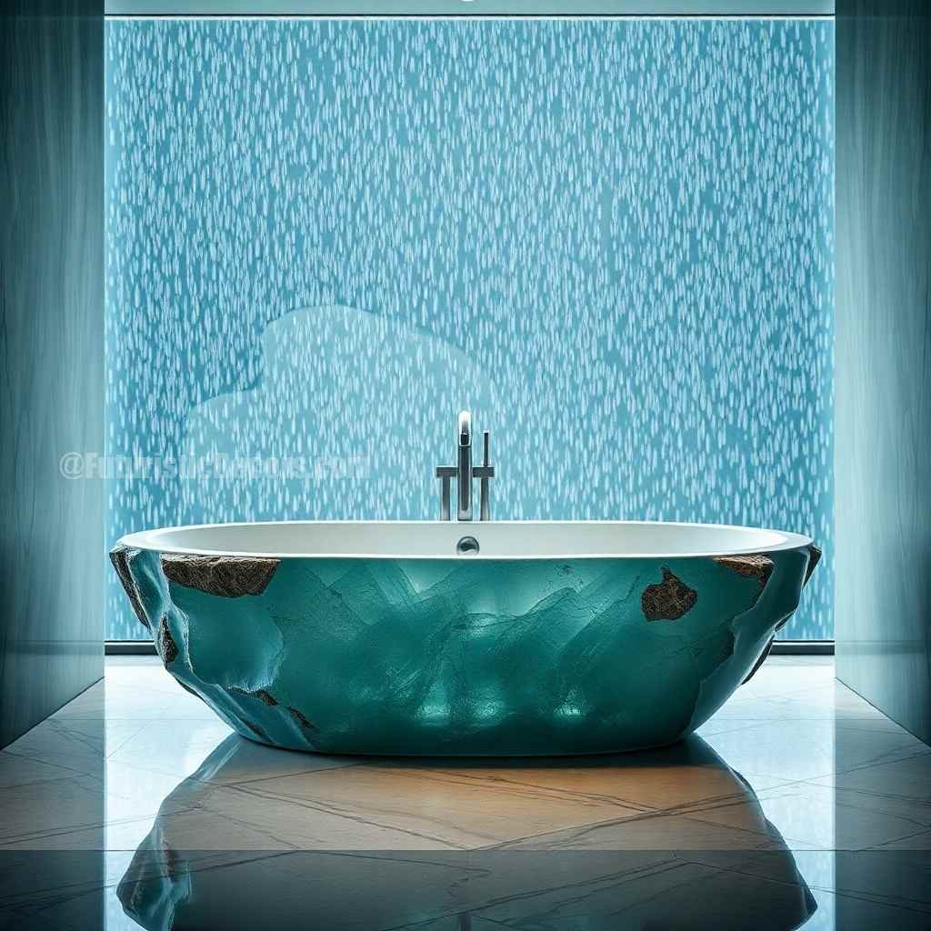 Luxury Mineral Crystal Bathtubs