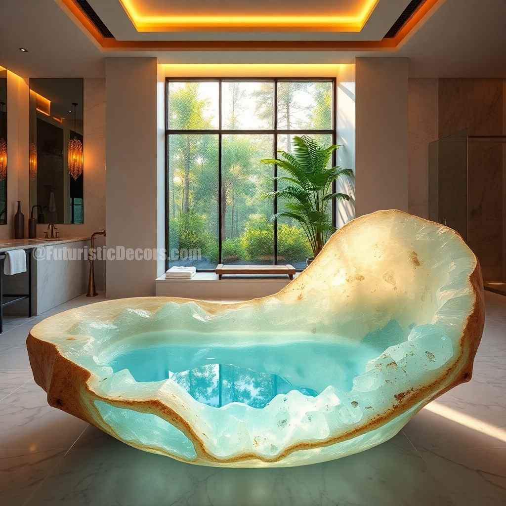 Luxury Mineral Crystal Bathtubs