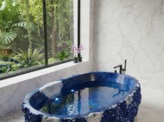 Luxury Mineral Crystal Bathtub | Healing Vibes & High-End Style Stunning Crystal Bathtub