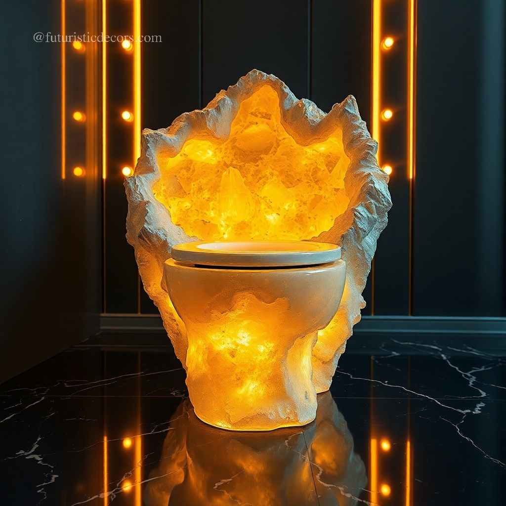 Mineral Crystal Toilets