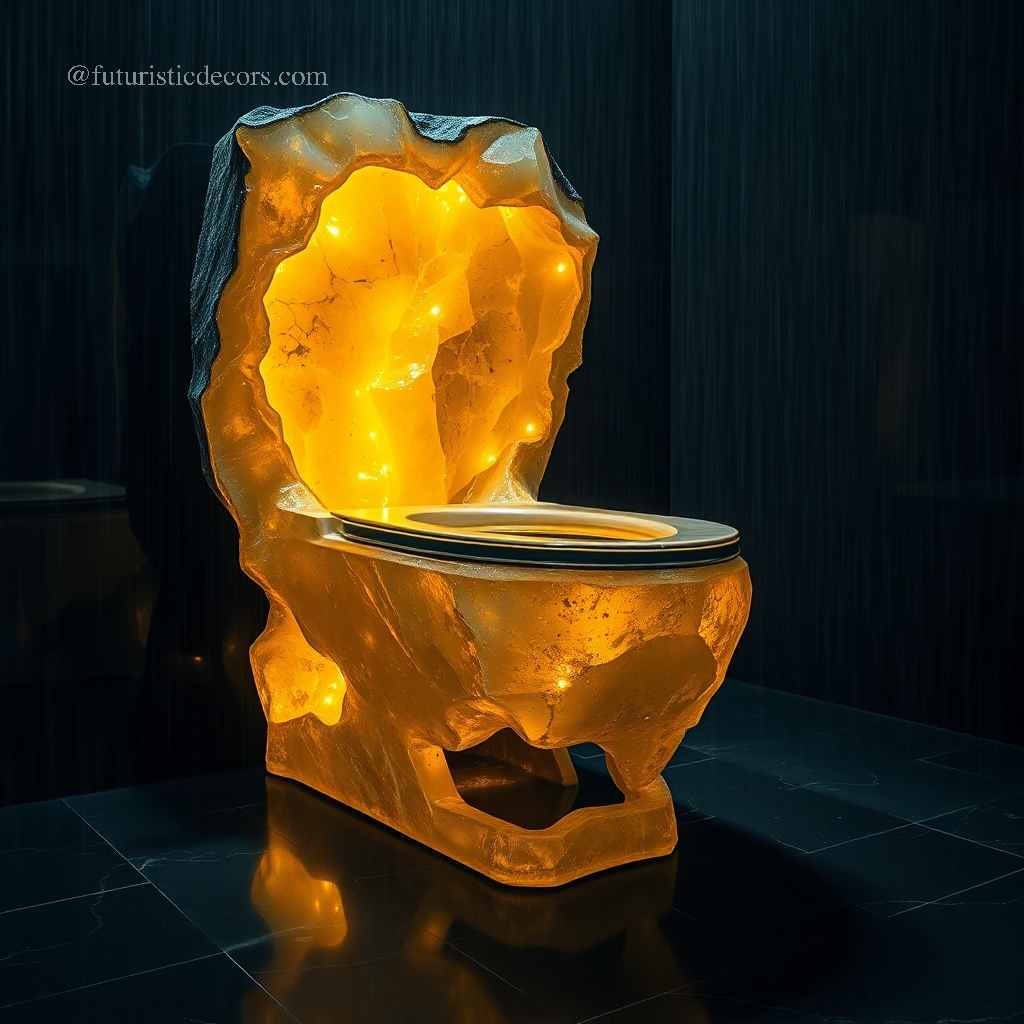 Mineral Crystal Toilets