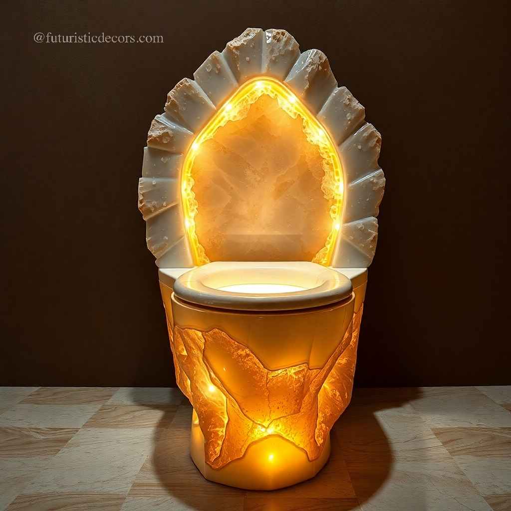 Mineral Crystal Toilets