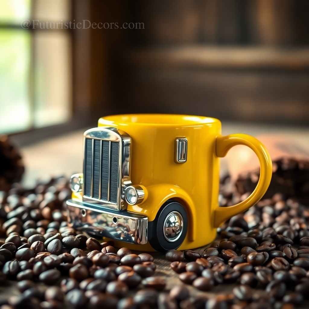 Truck Shape Creative Coffee Mug