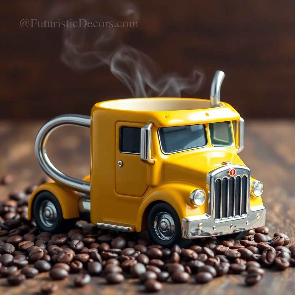 Truck Shape Creative Coffee Mug