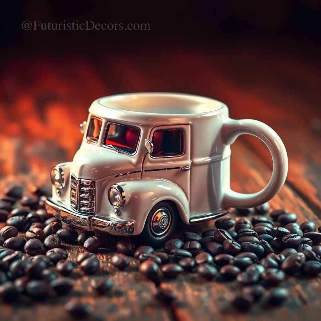 Truck Shape Creative Coffee Mug