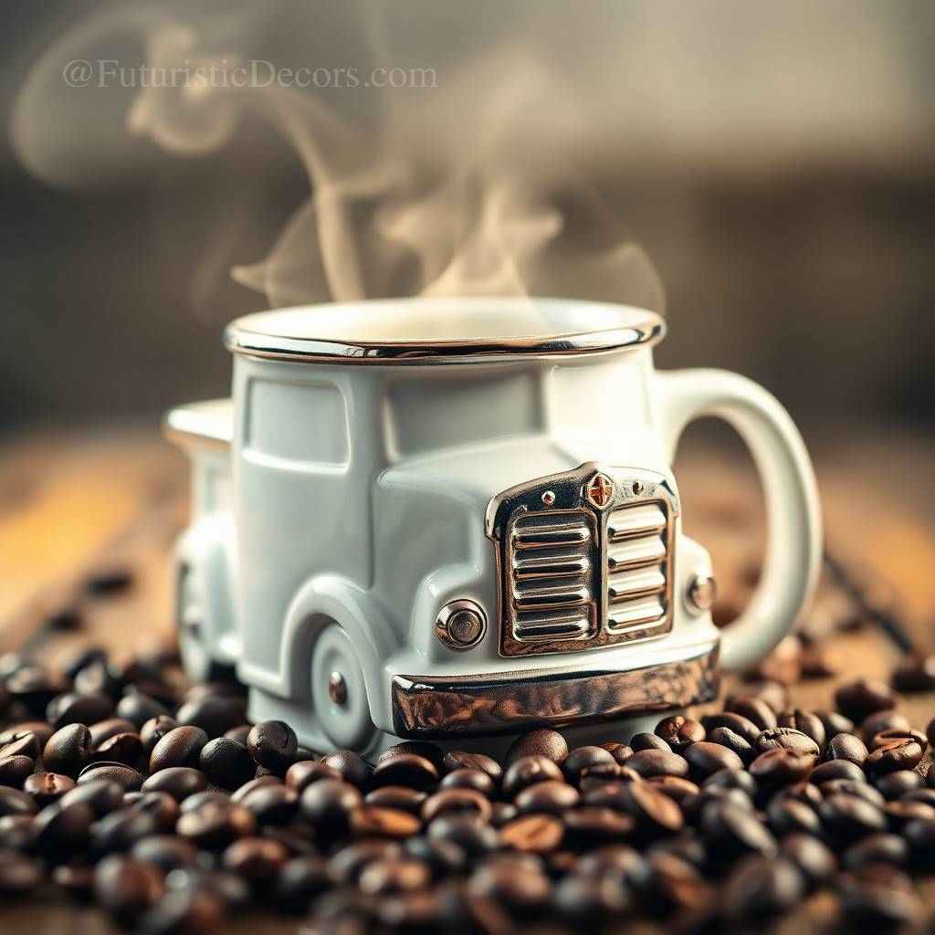 Truck Shape Creative Coffee Mug