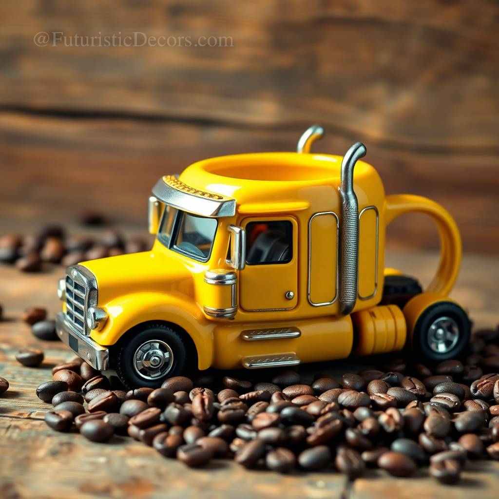 Truck Shape Creative Coffee Mug