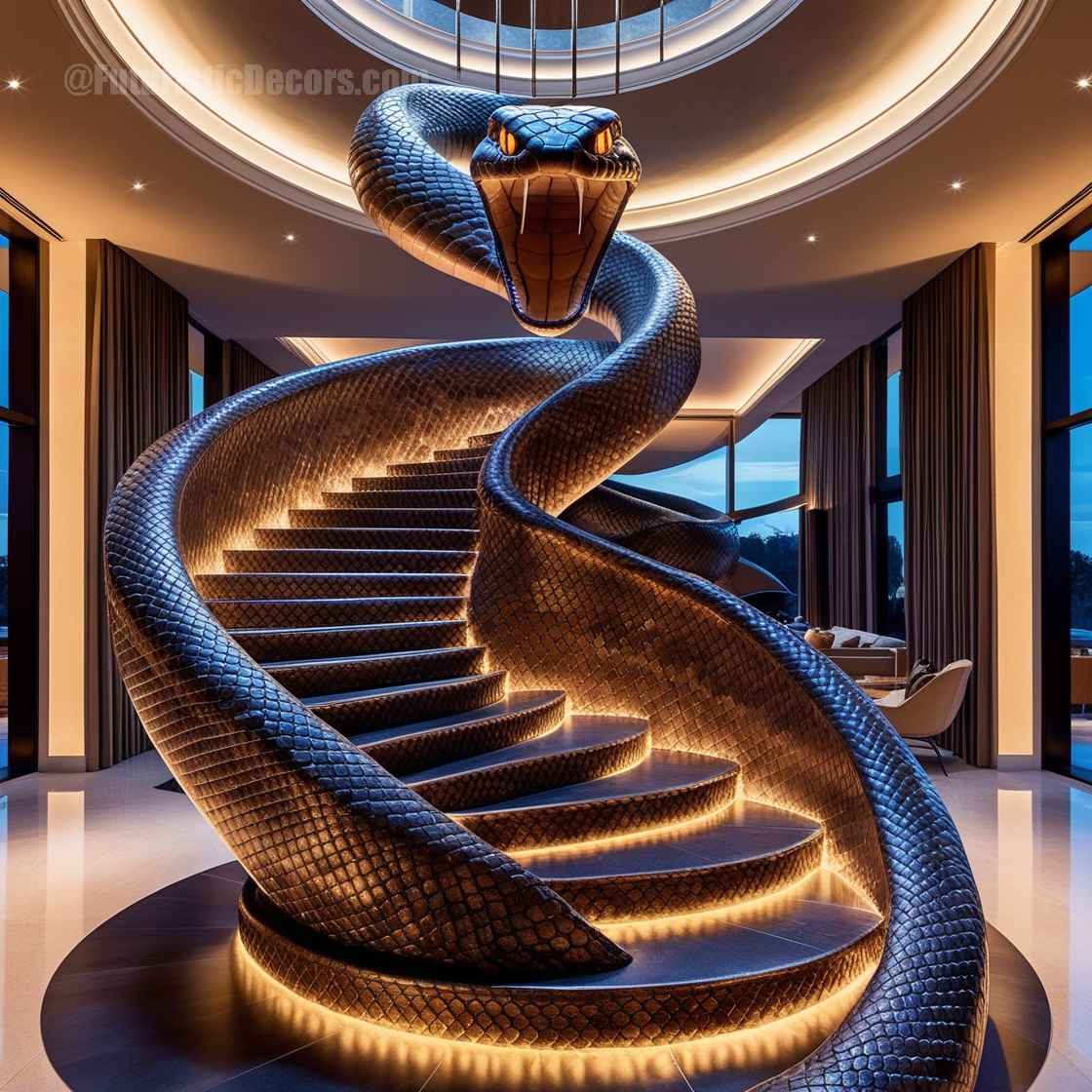 Snake Shaped Staircase