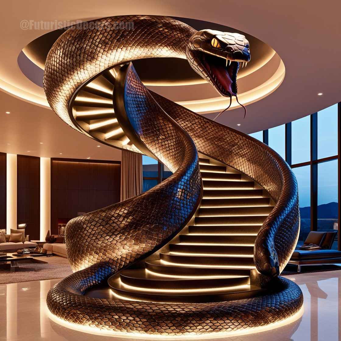 Snake Shaped Staircase