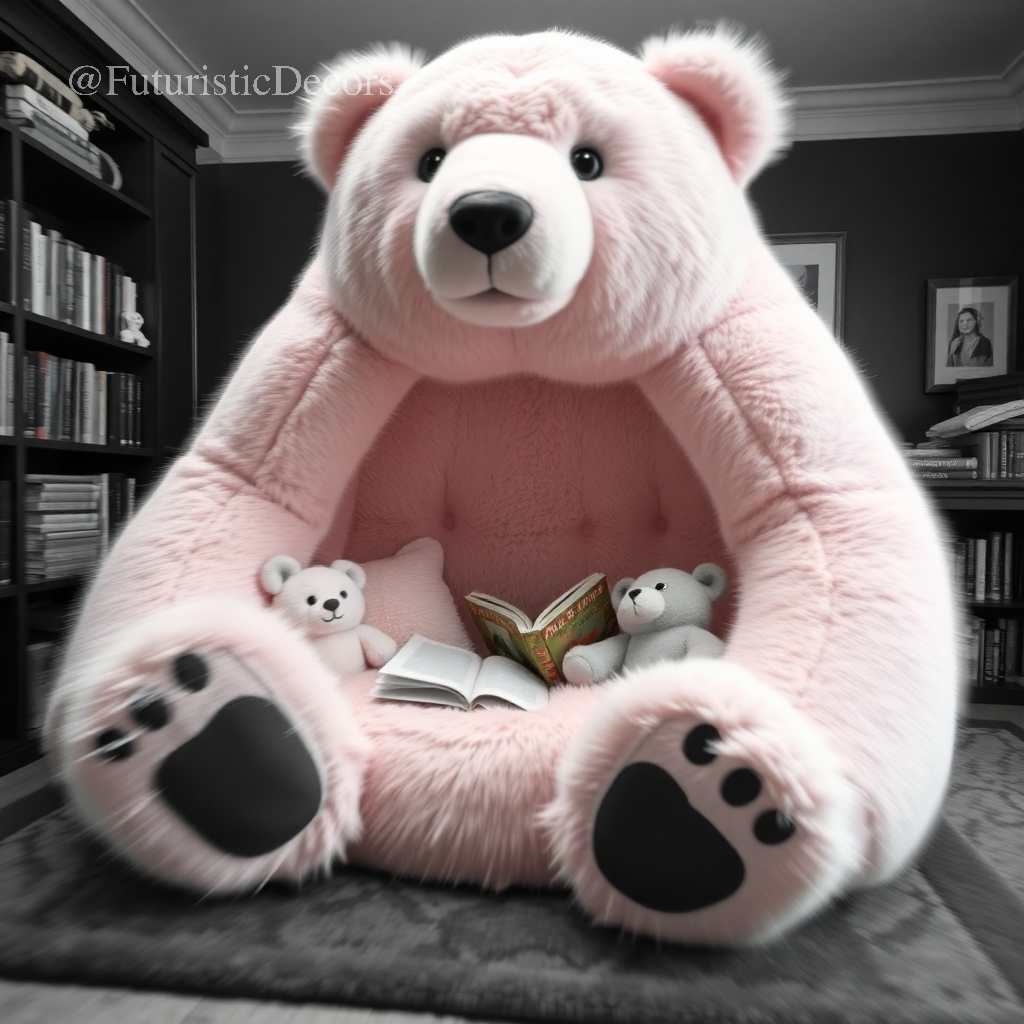 Cute Bear Reading Dens