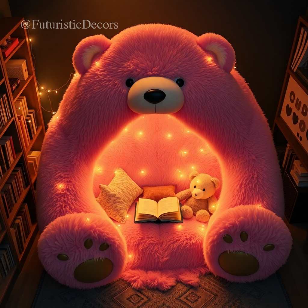 Cute Bear Reading Dens