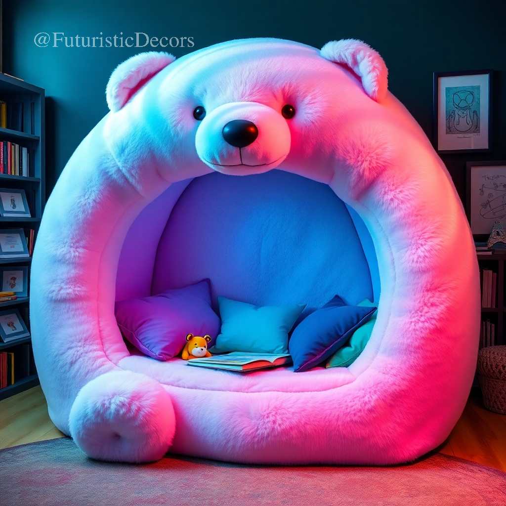 Cute Bear Reading Dens