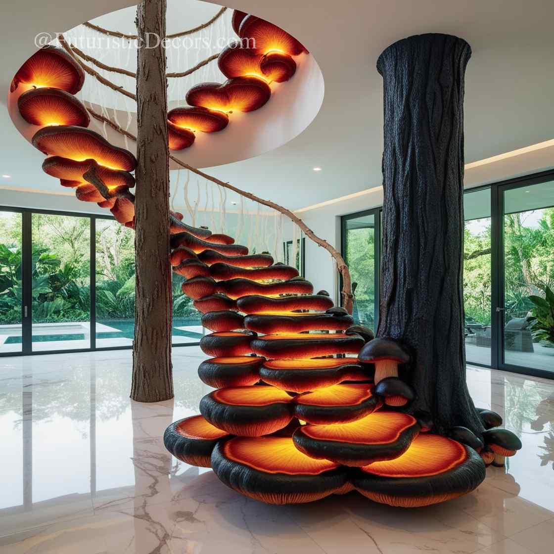 mushroom staircase